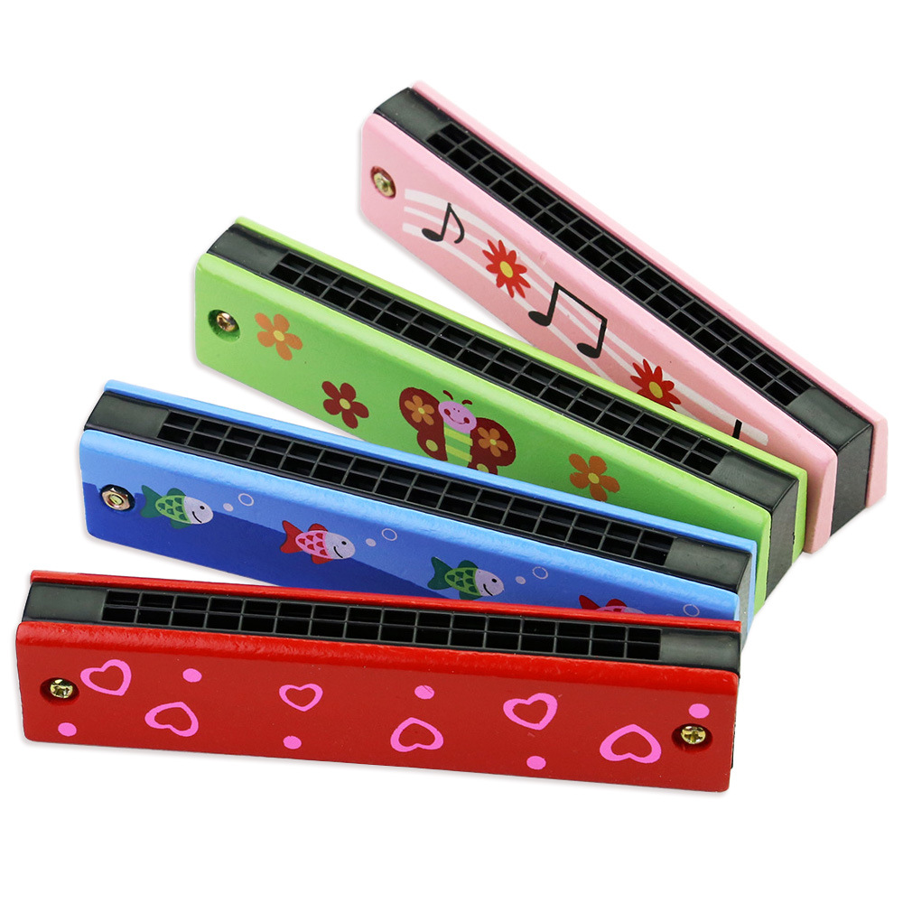 Musical Instrument That You Blow Into - Детская губная гармошка, деревянная игрушка-музыкальный инструмент
