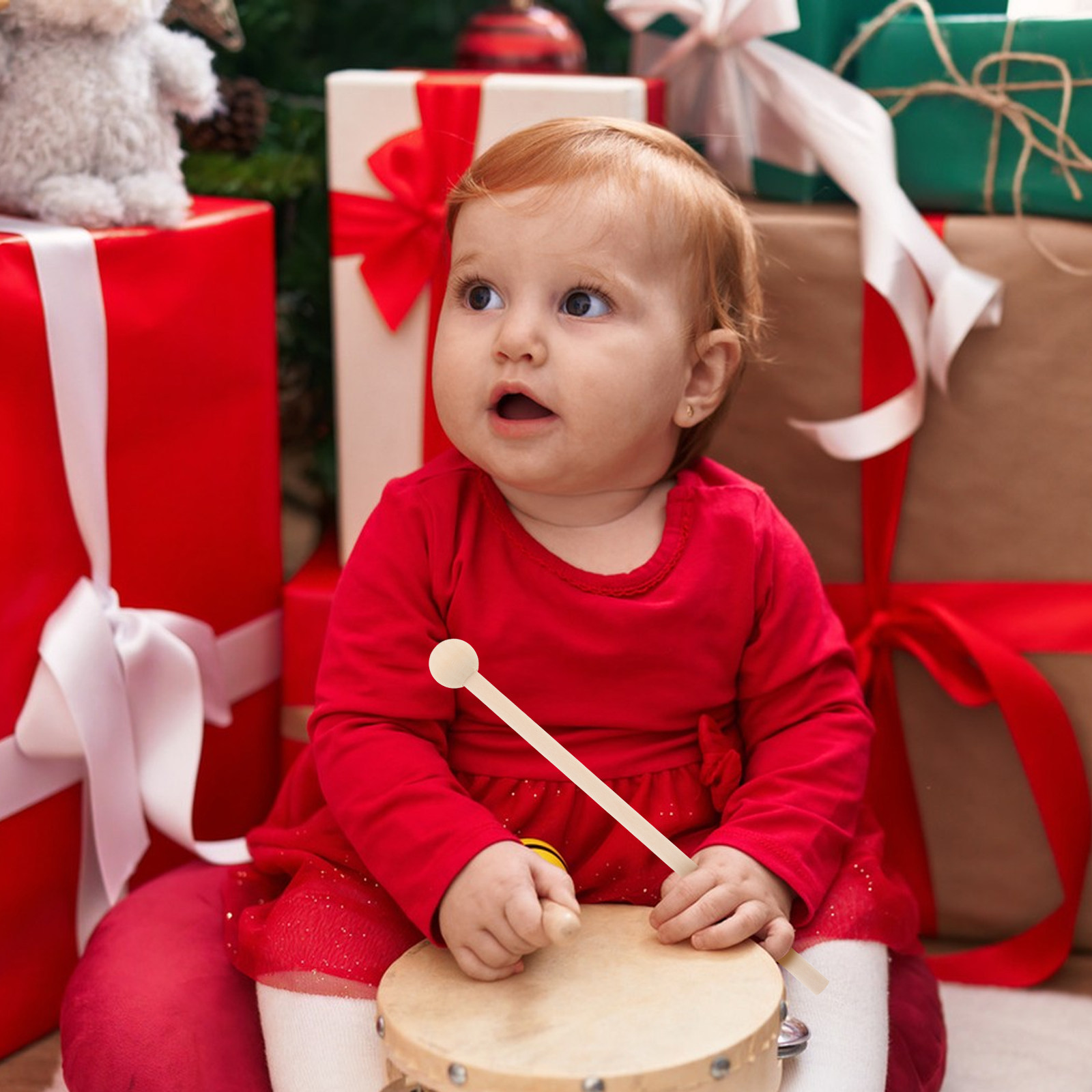 Musical Instrument For Toddlers - Набор из 10 деревянных молоточков для