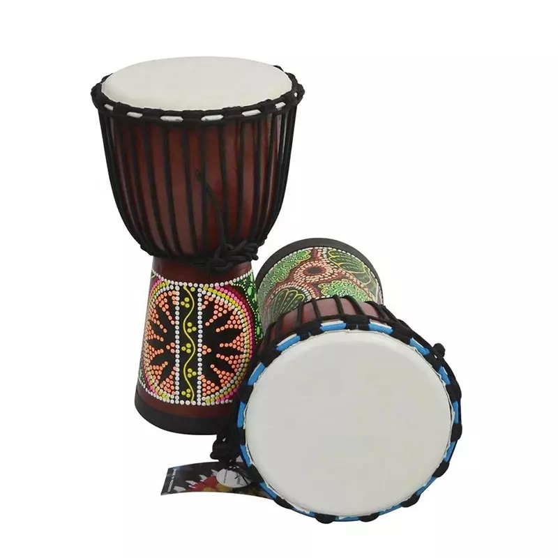 Musical Instrument Logo - Взрослый размер 12 дюймов африканский джембе-барабан