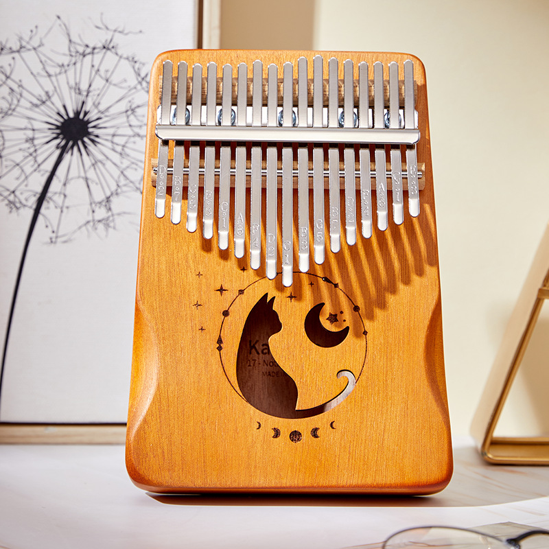 Musical Instrument Book - 17-клавишная калимба с градиентным цветом, пианино