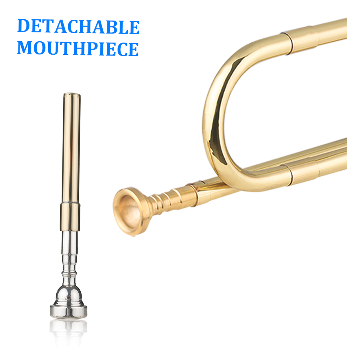 Латунный C-образный позолоченн – обзор и цена Musical Instrument Cornet