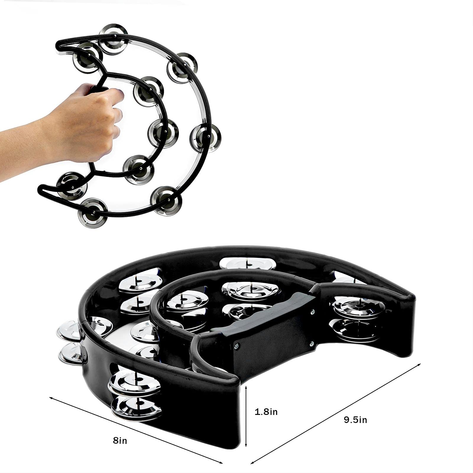 Бубен, двухрядные металлически – обзор и цена Musical Instrument Tambourine