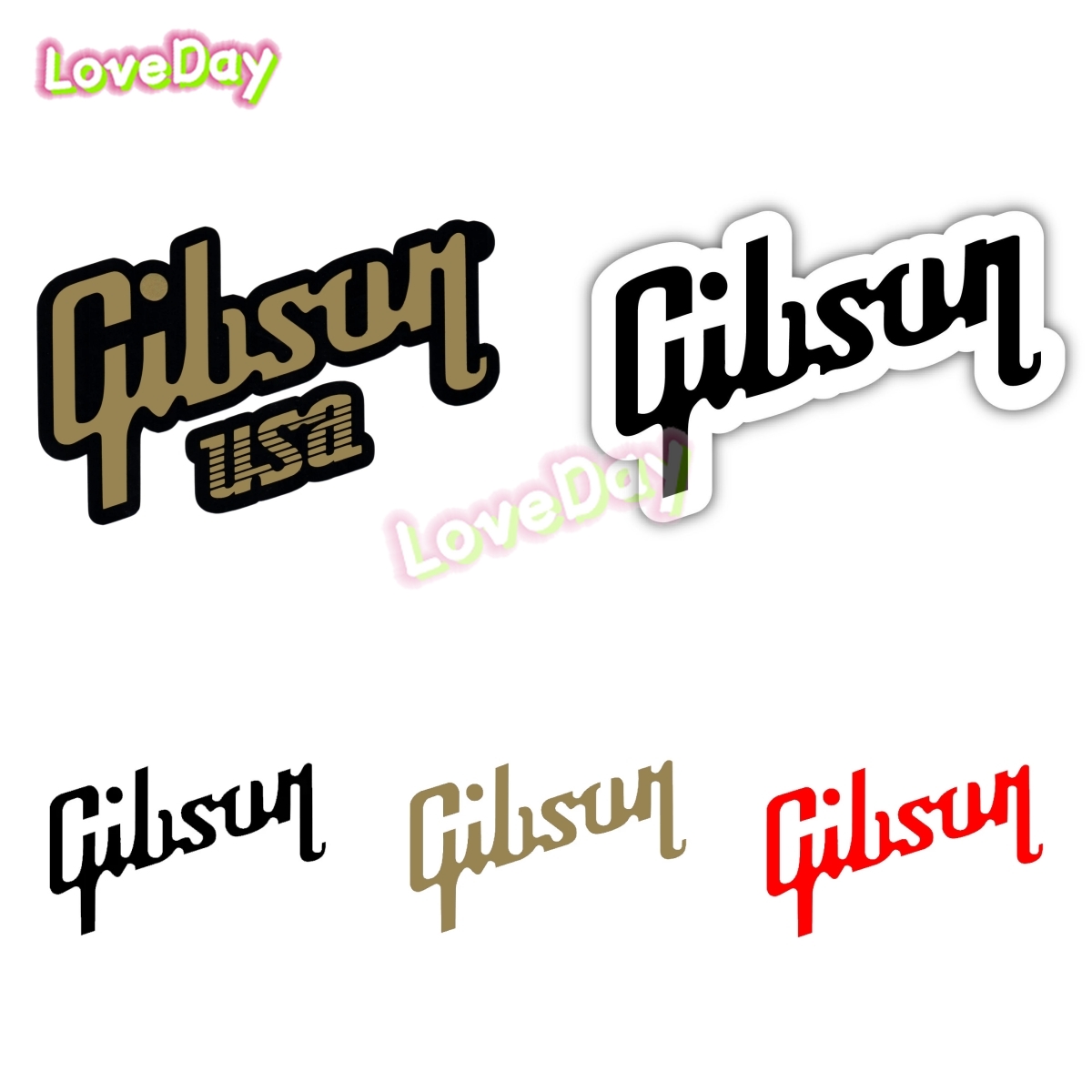 Наклейка с логотипом Gibson, в – обзор и цена Musical Instrument Logo