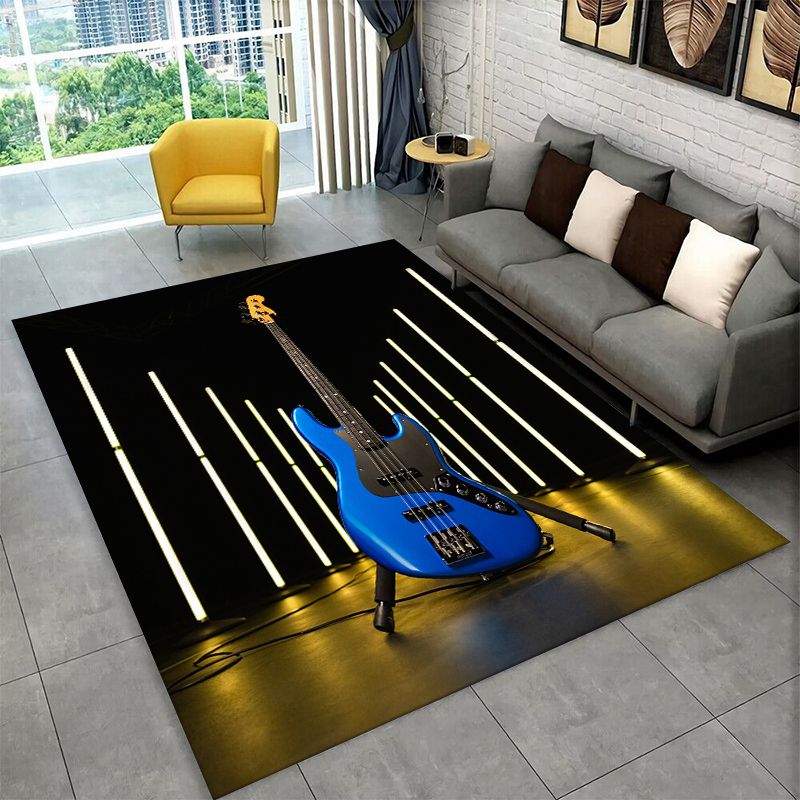 Ретро-коврик с логотипом гитар – обзор и цена Musical Instrument Logo