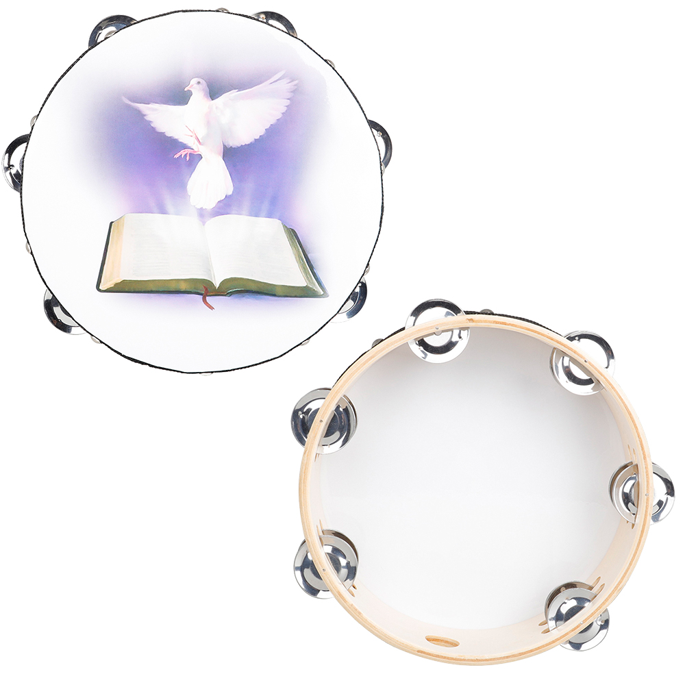 8 дюймовая панель тамбурина дл – обзор и цена Musical Instrument Tambourine