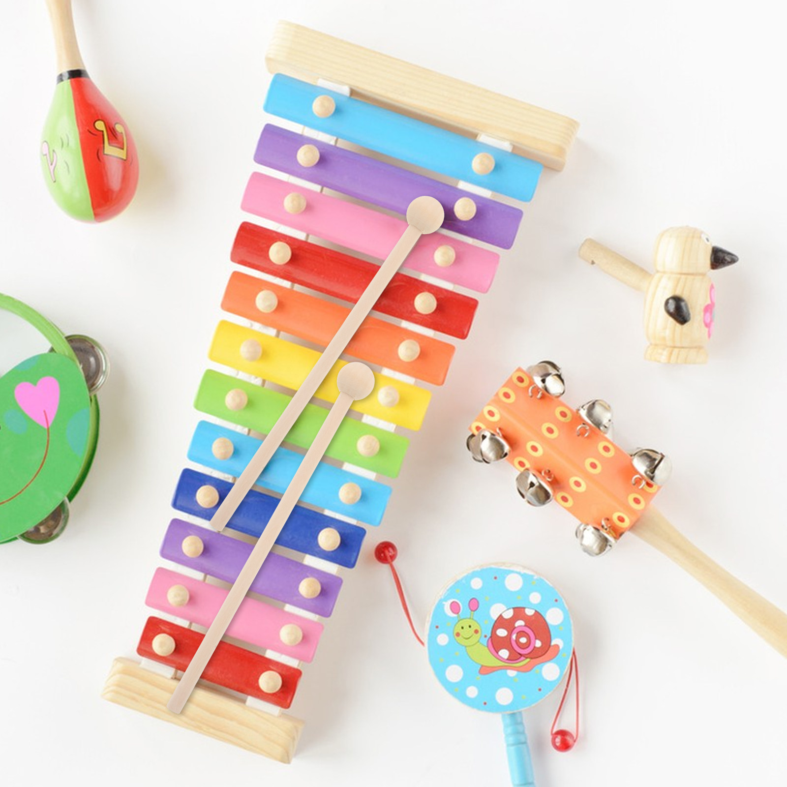 Набор из 10 деревянных молоточ – обзор и цена Musical Instrument For Toddlers