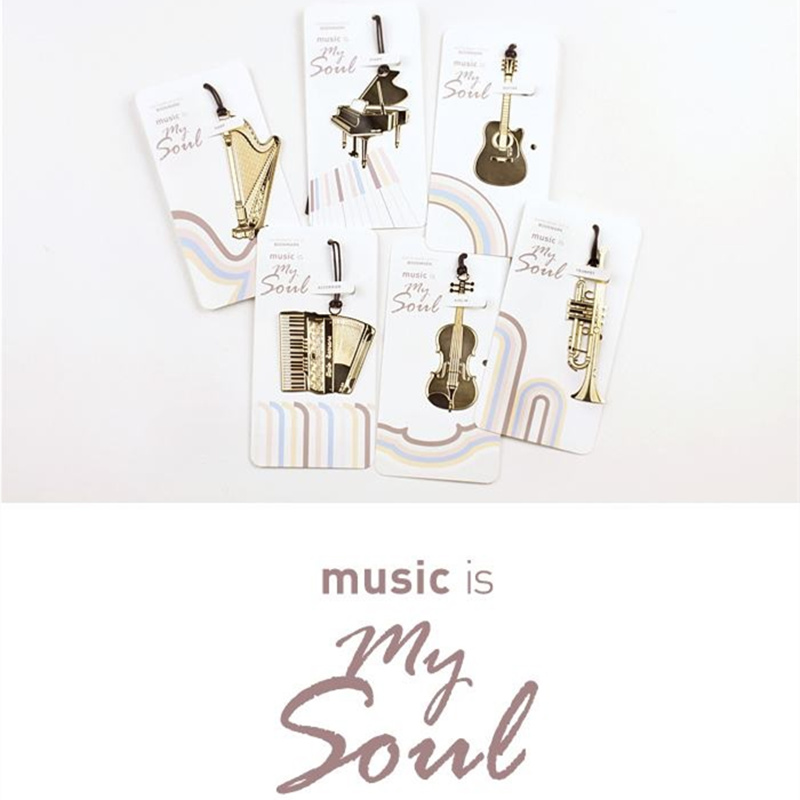 Закладка золотистая музыкальна – обзор и цена Musical Instrument Book