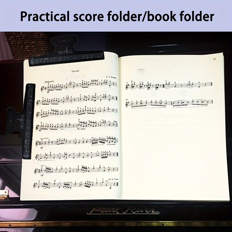 Зажимы для нот, клипсы для пап – обзор и цена Musical Instrument Book